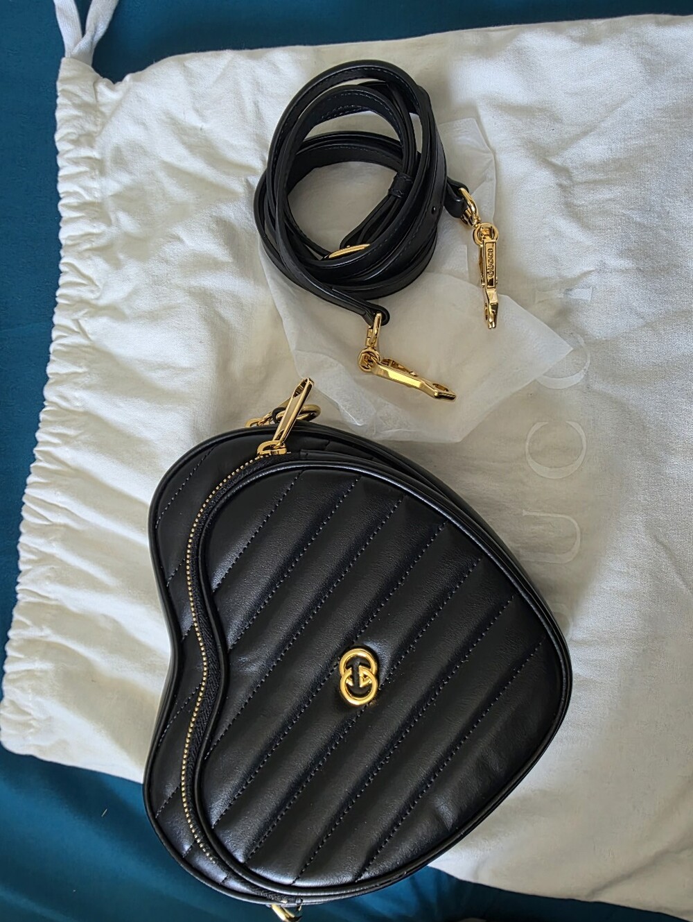 Gucci Interlocking Heart Crossbody Bag